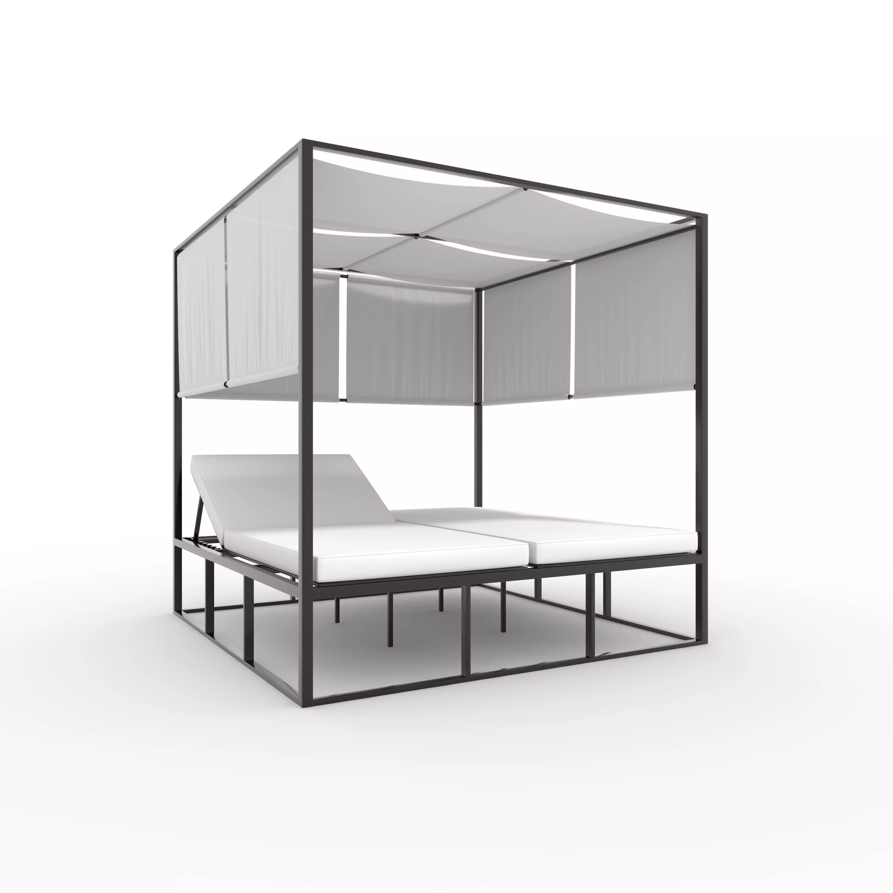 Poolside Cabana 04 3D model_0