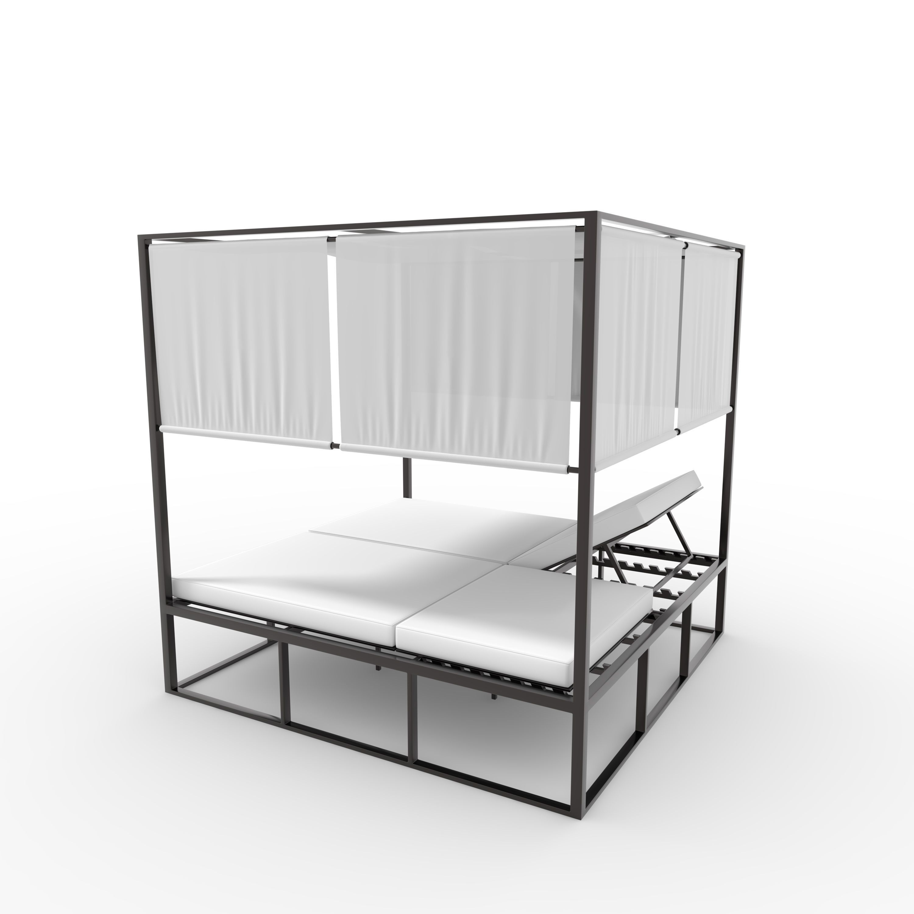 Poolside Cabana 04 3D model_9