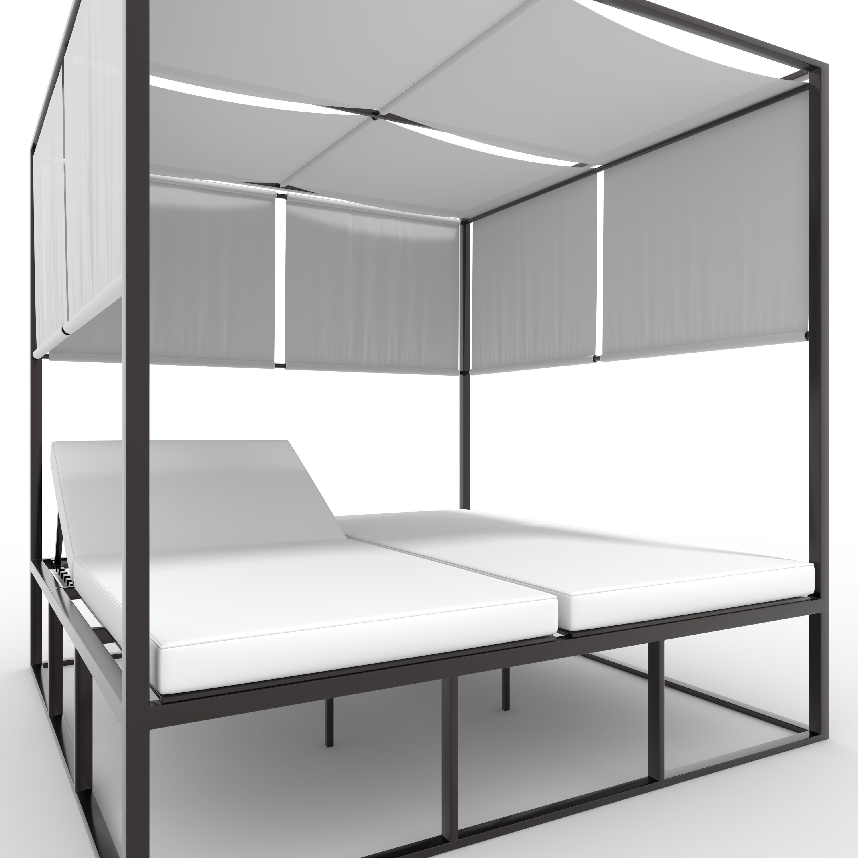 Poolside Cabana 04 3D model_10