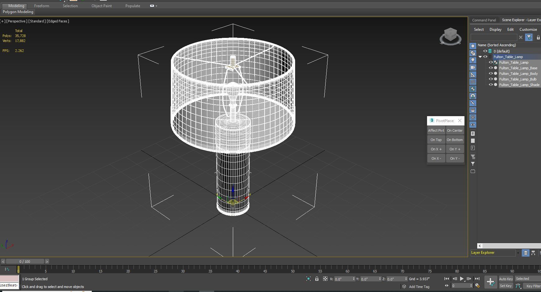Arteriors Fulton Table Lamp 3D model_7
