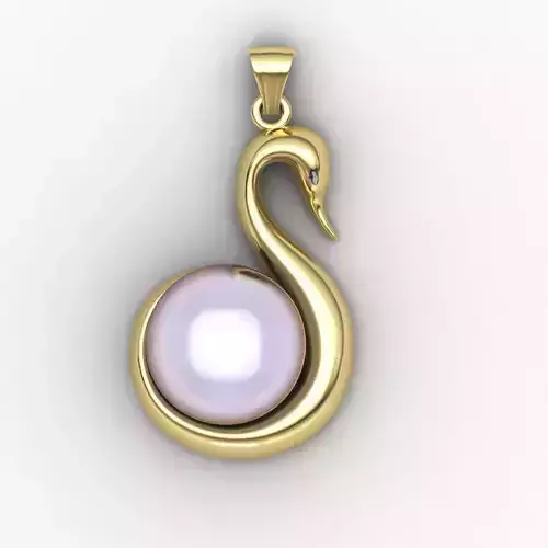 Swan Pendant 01
