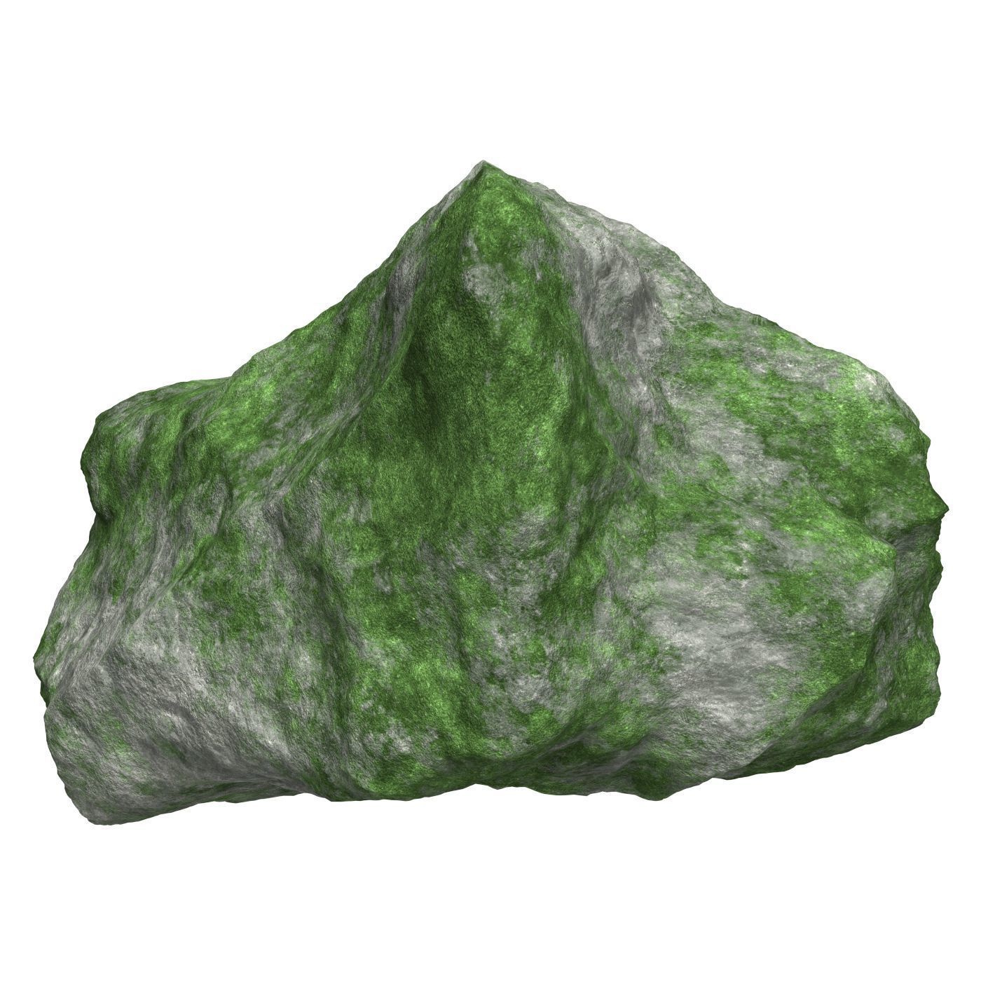 Mossy Rock 05 3D model_2