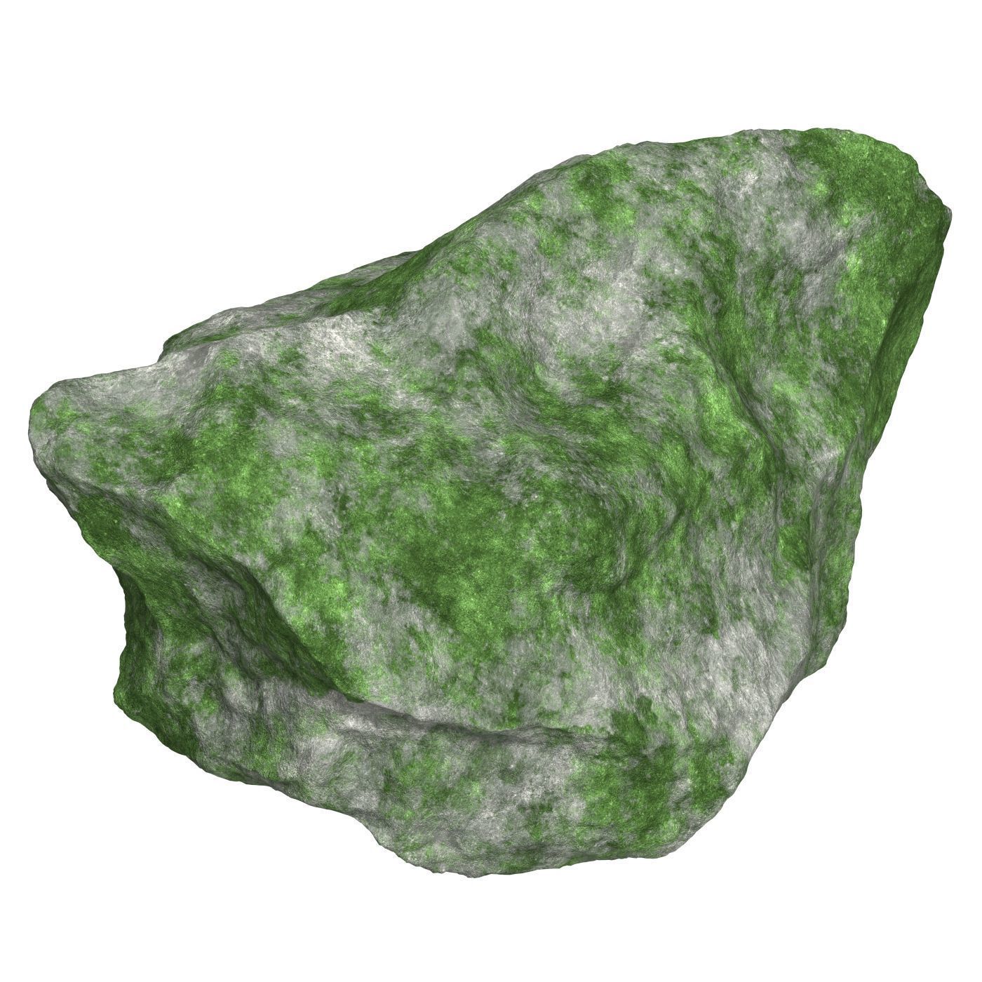 Mossy Rock 05 3D model_3