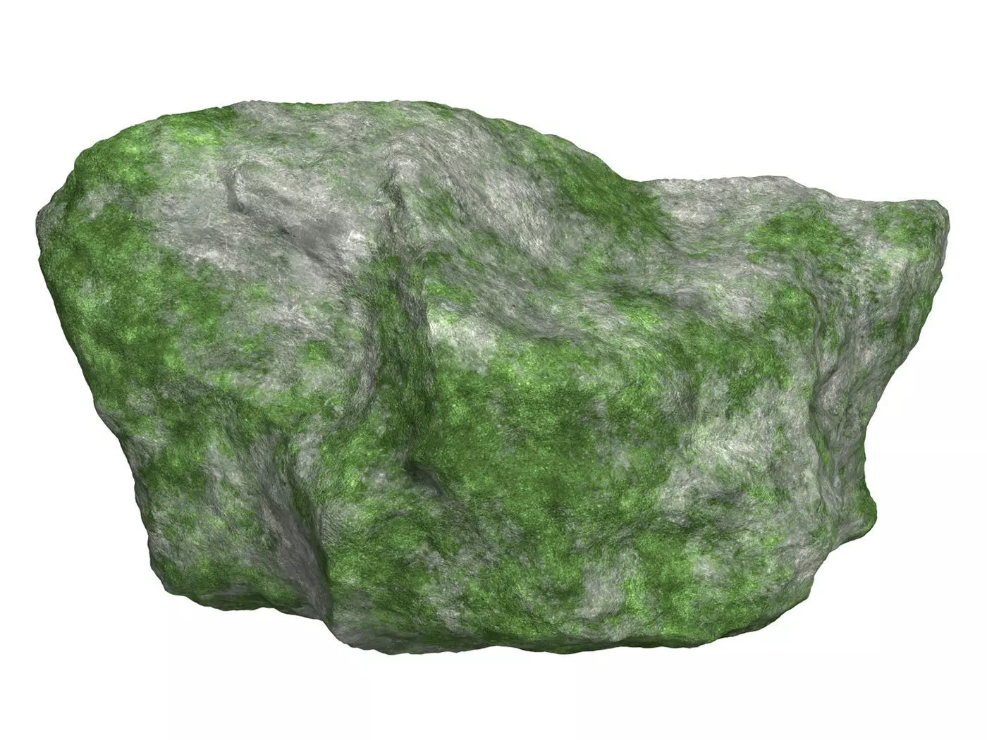 Mossy Rock 05 3D model_0