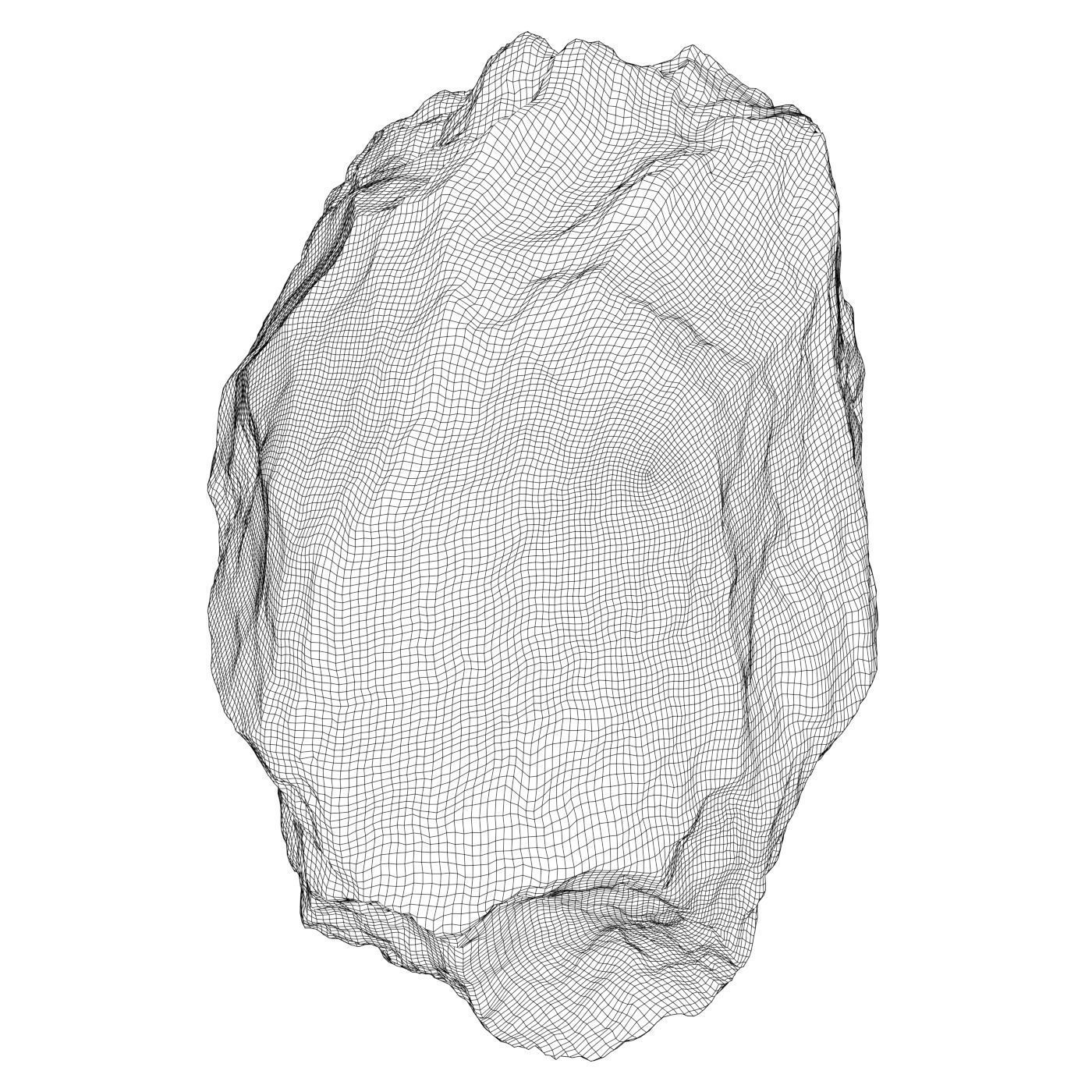 Mossy Rock 06 3D model_4