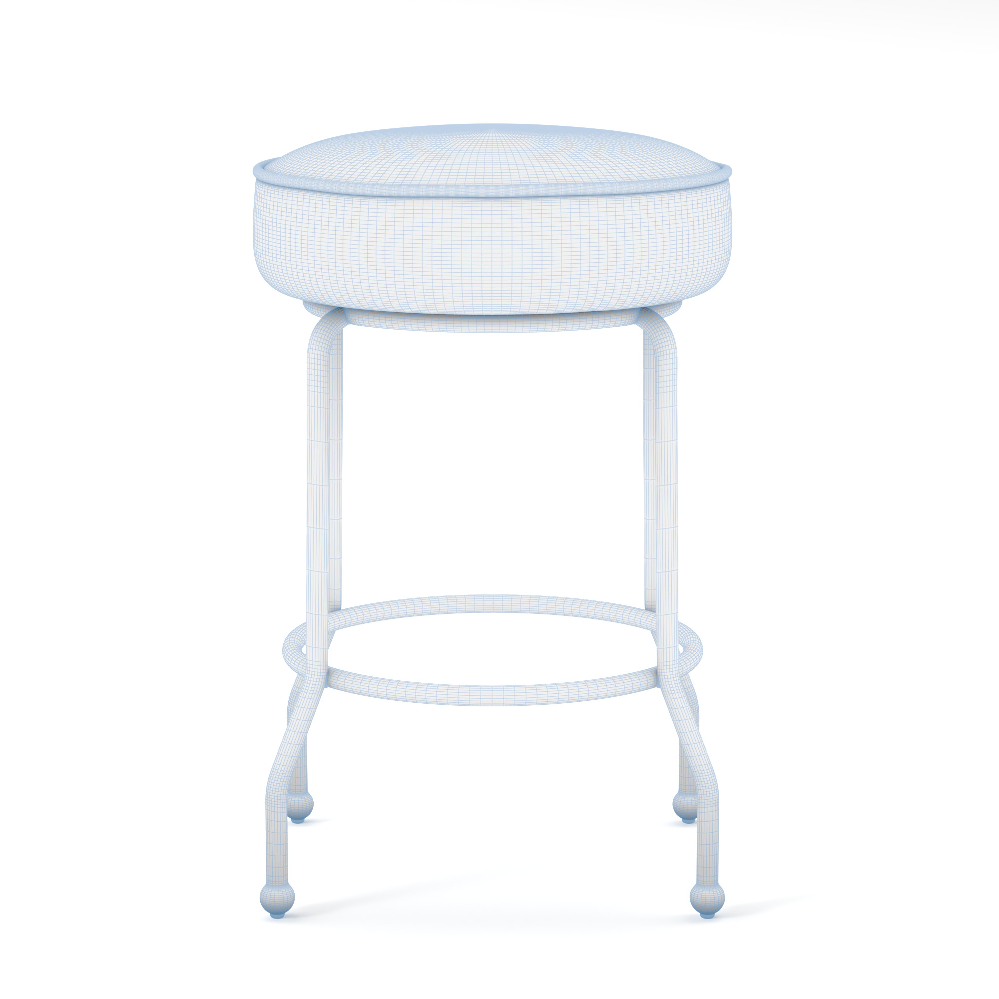 Counter Stool 3D model_7