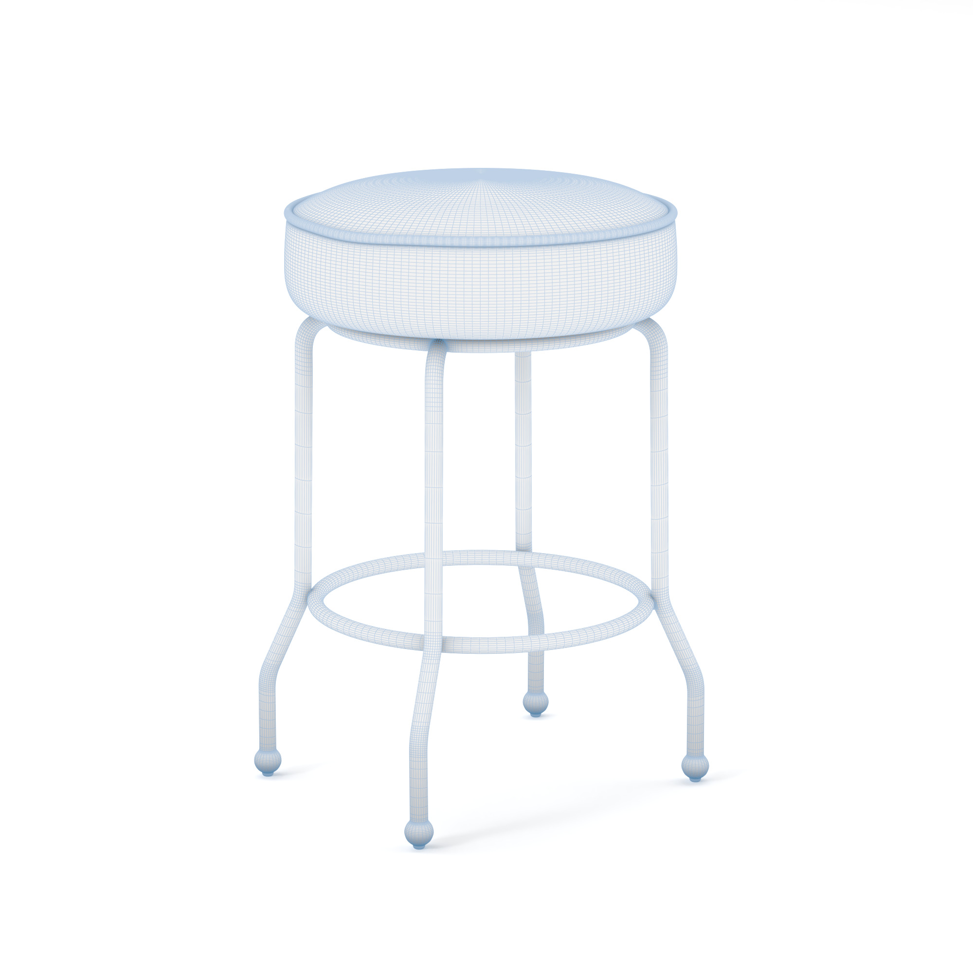 Counter Stool 3D model_8