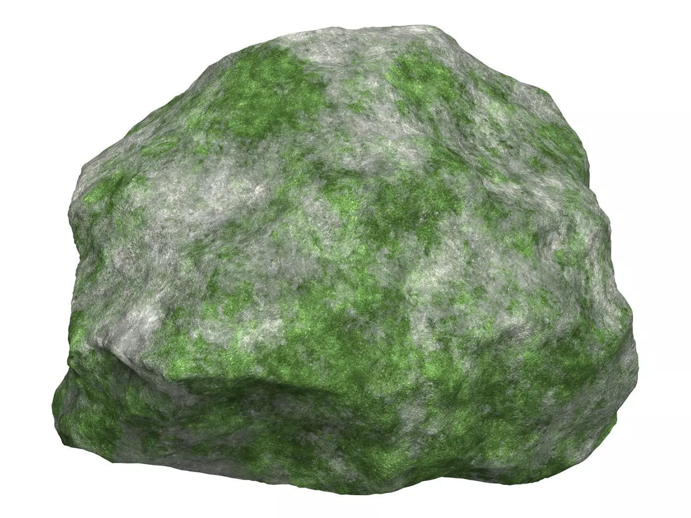 Mossy Rock 09 3D model_0