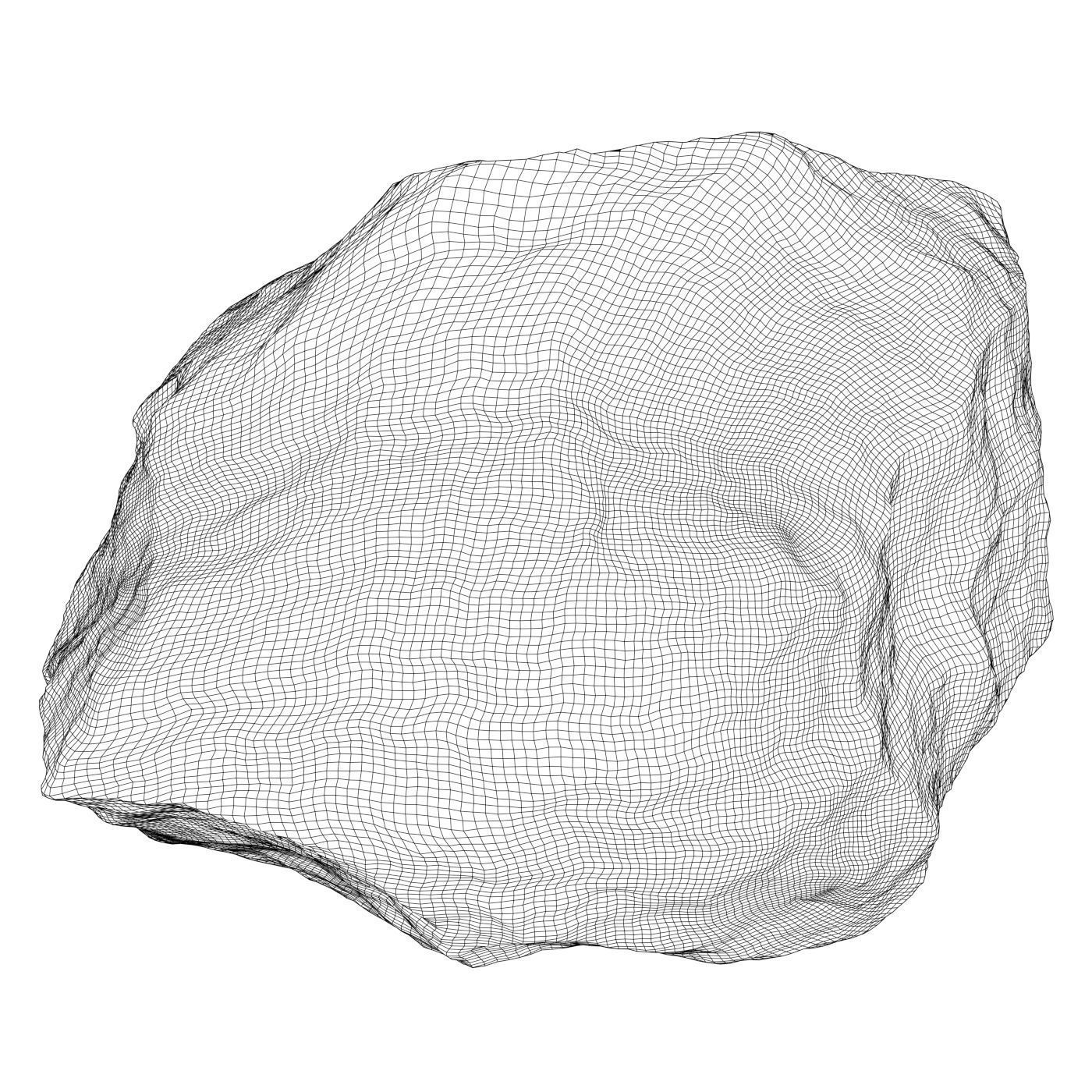 Mossy Rock 09 3D model_4