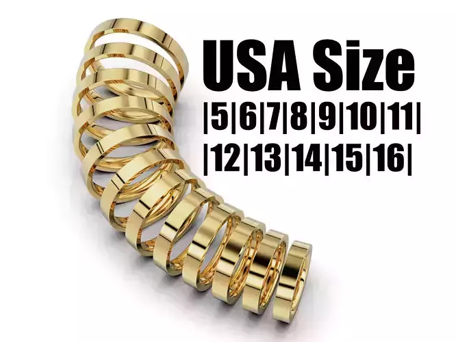 Comfort Fit Ring 3D print model