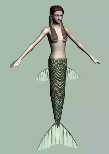 Mermaid 3D model