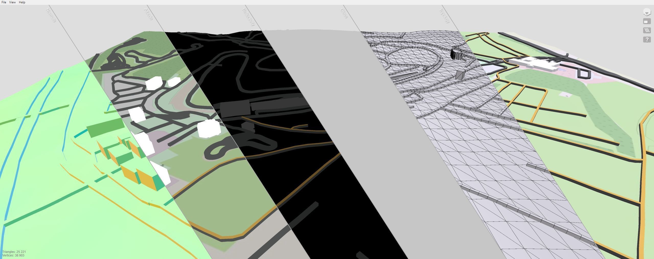 Motor racing circuit Brands Hatch Kent England 3D model_13