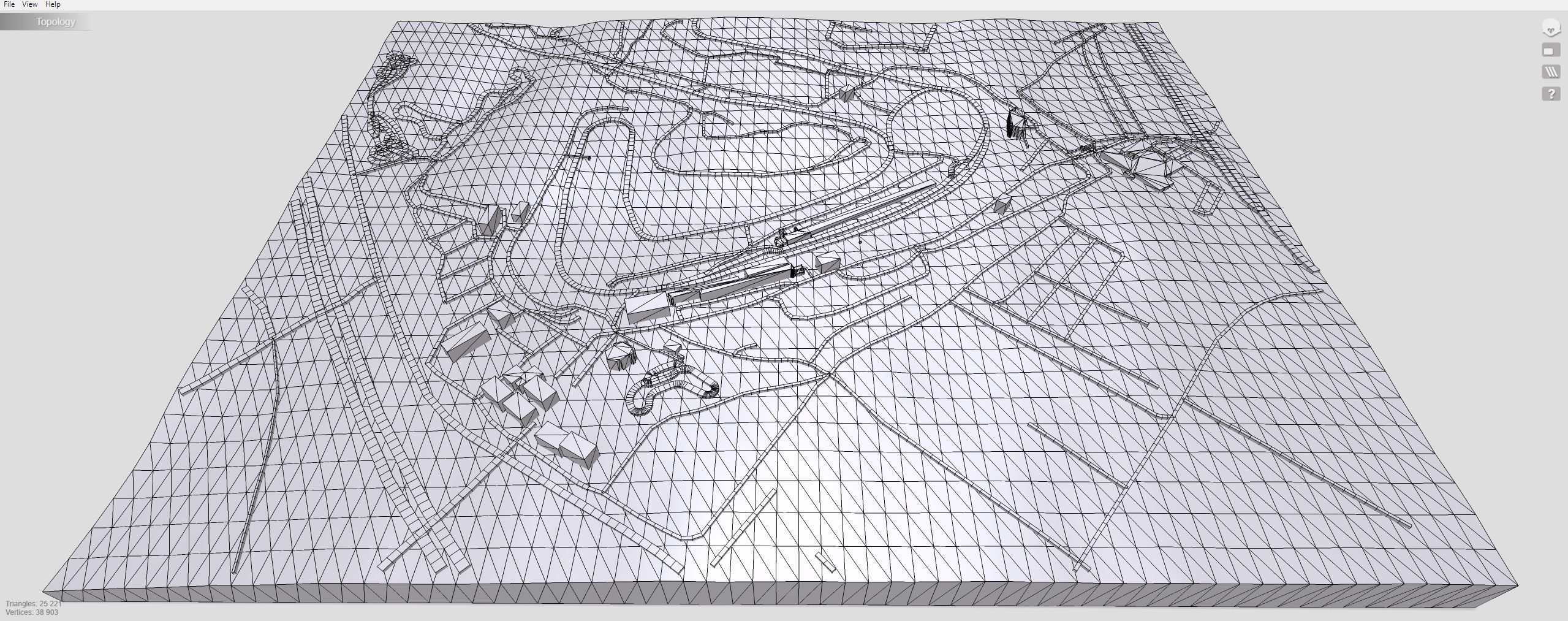 Motor racing circuit Brands Hatch Kent England 3D model_12