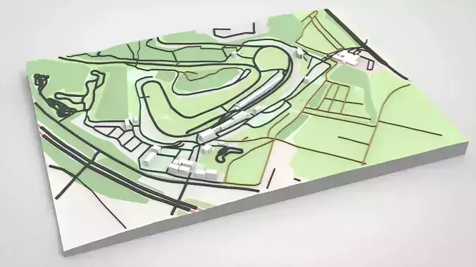 Motor racing circuit Brands Hatch Kent England