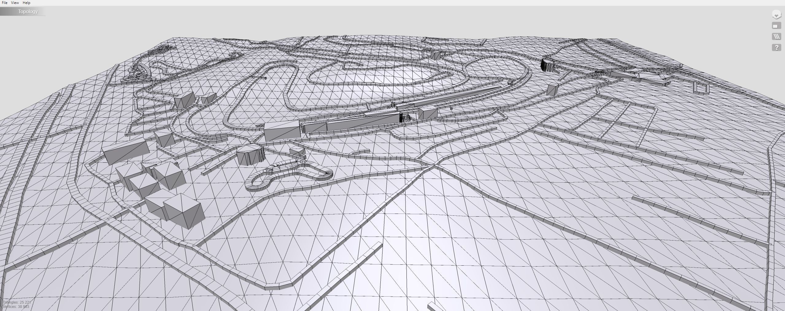 Motor racing circuit Brands Hatch Kent England 3D model_14