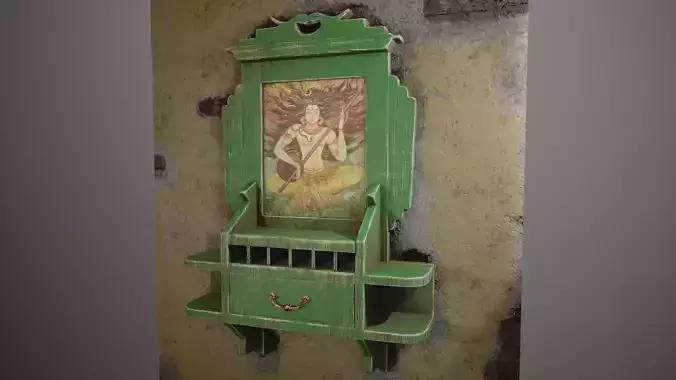 Home Decoration item Low-poly 3D model