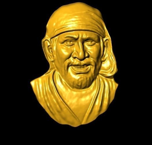 sai baba pendent Free 3D print model
