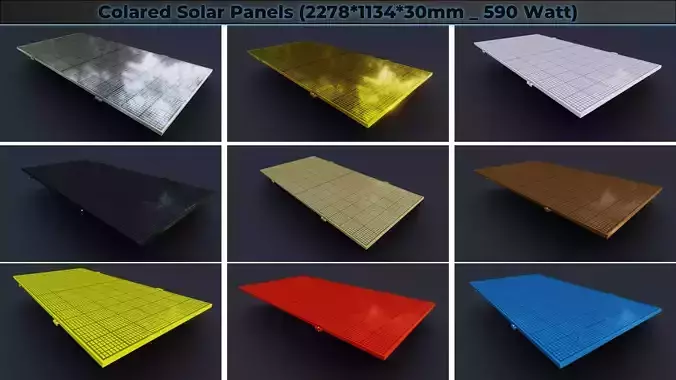 Colared Solar Panels