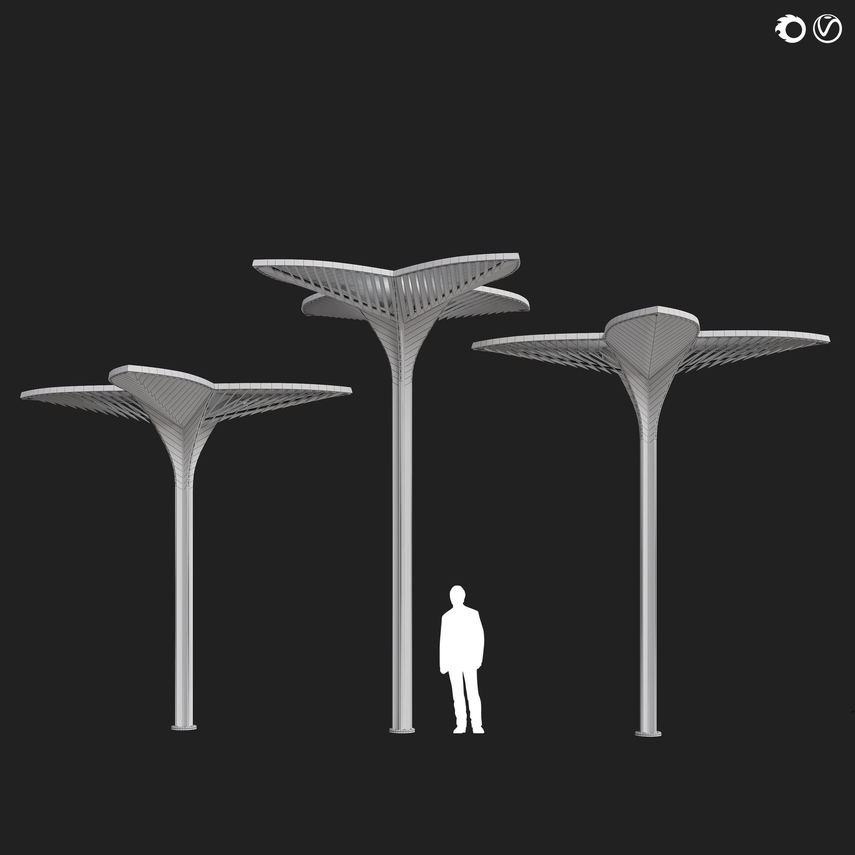 Pergola 9 3D model_3