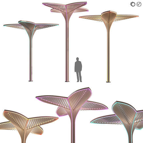 Pergola 9 3D model