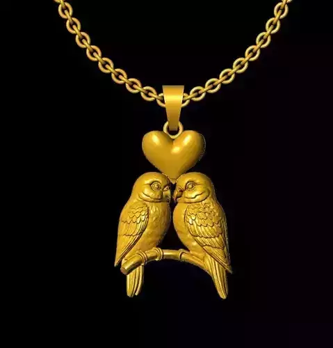 love bird pendent