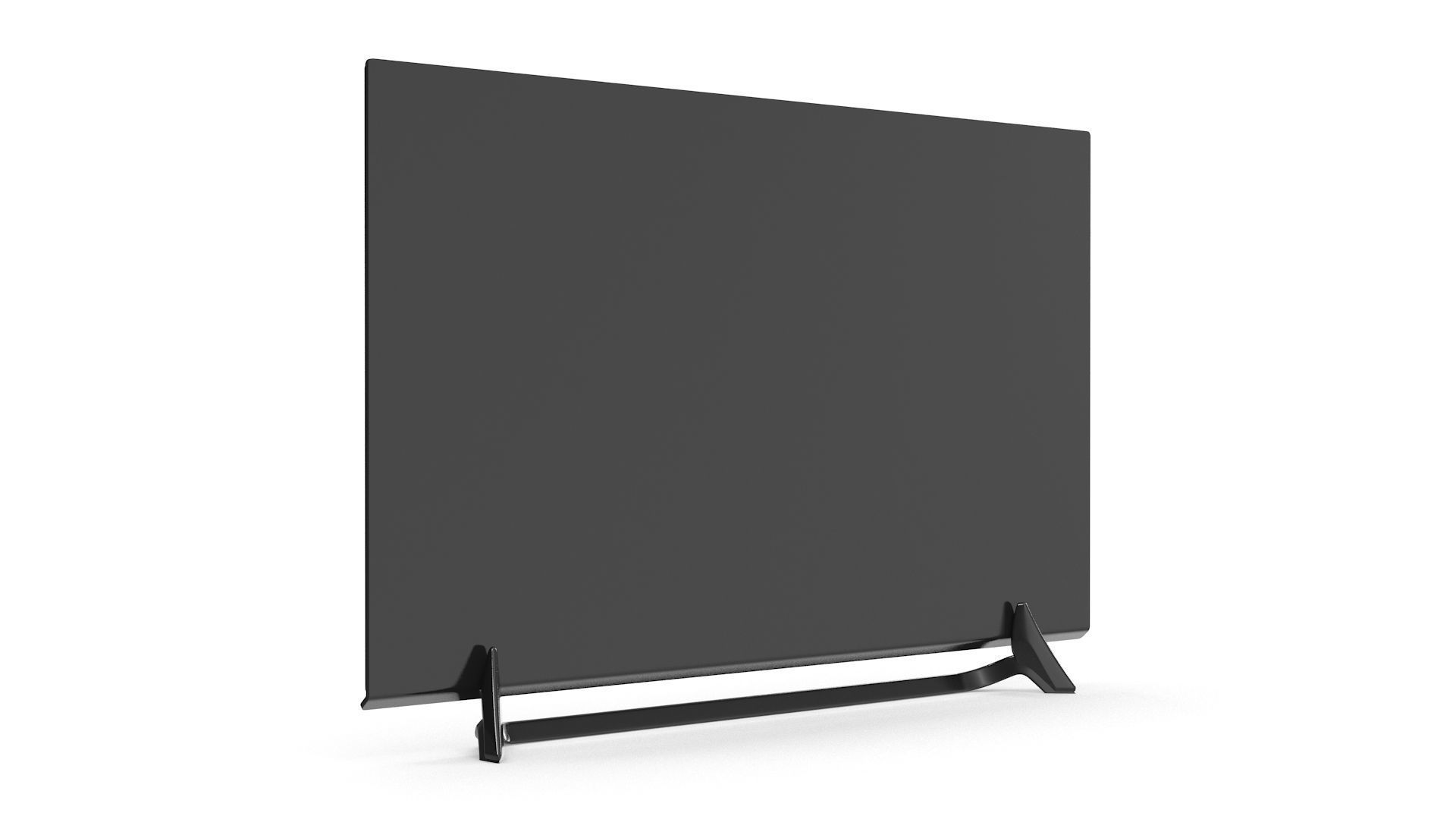 Led TV Icon Low-poly 3D model_2