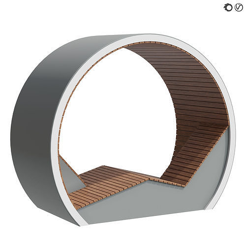gazebo kaliforniia 3D model