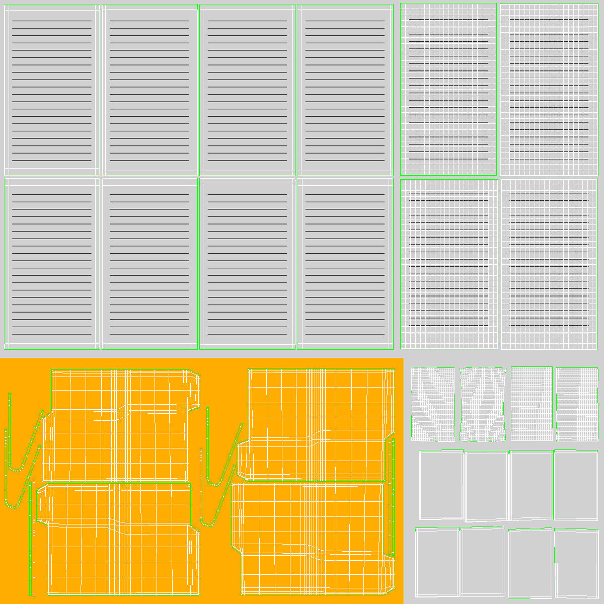 File Transfer Low-poly 3D model_8