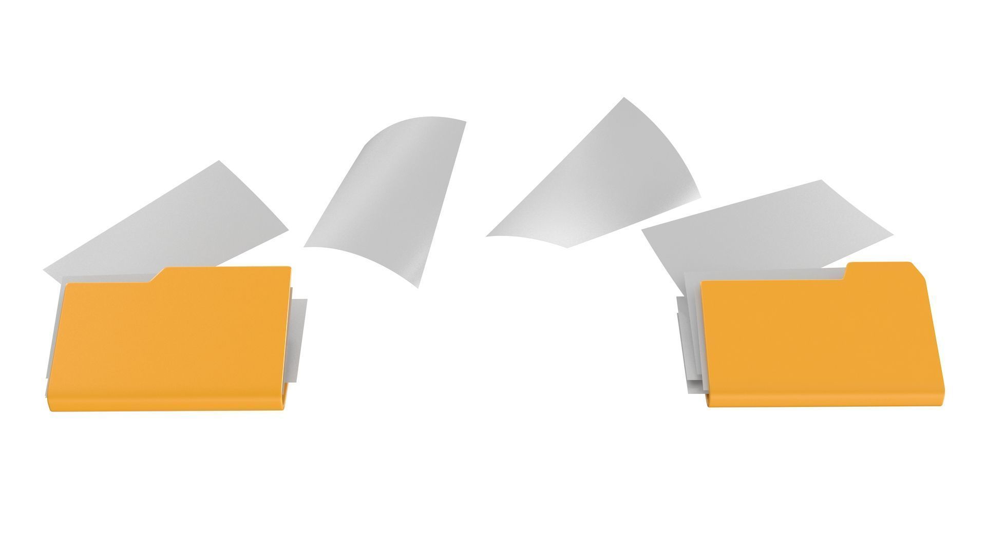 File Transfer Low-poly 3D model_5