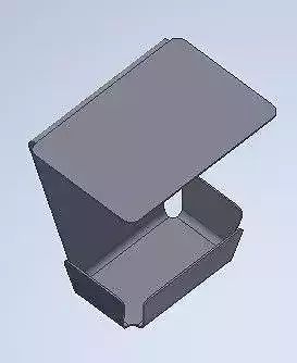 Coffee table with magazine rack