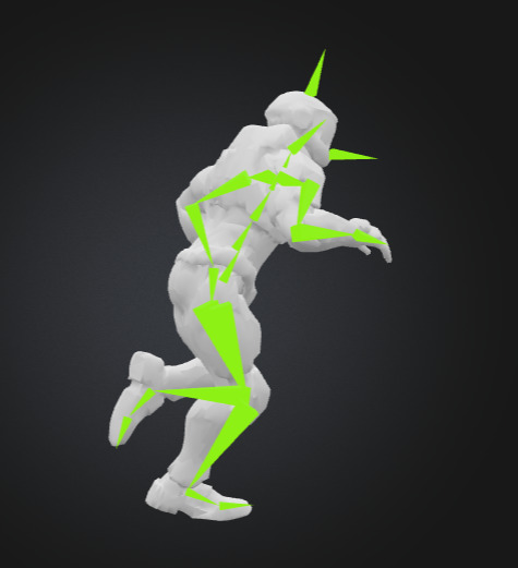 Futuristic Blue Soldier Model Tactical Armored SciFi Character Low-poly 3D model_35