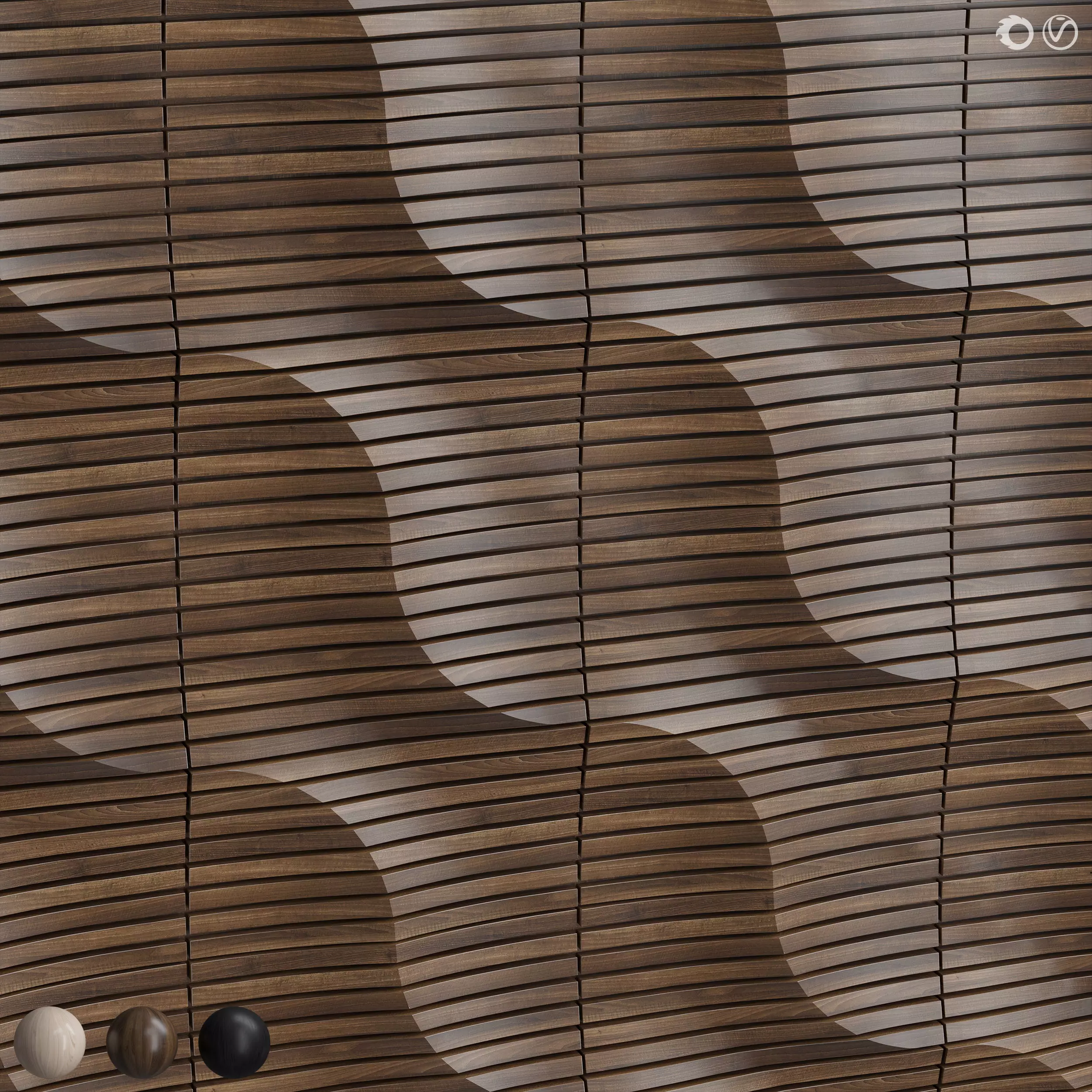 Modular Wall Panel 129 3D model