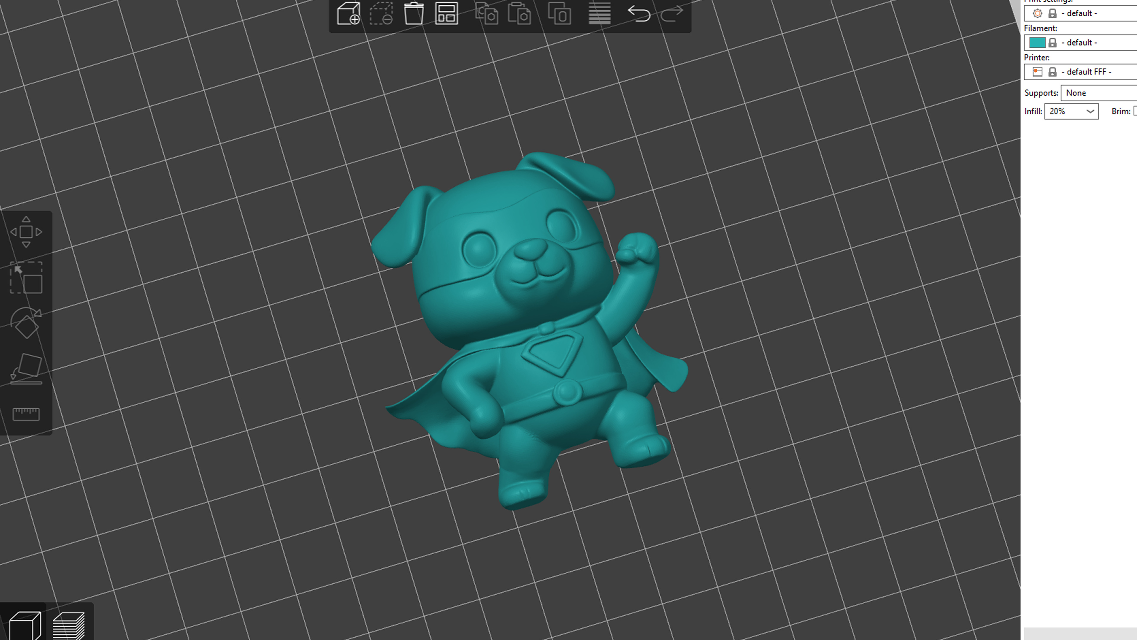 Super Dog 3D print model_1