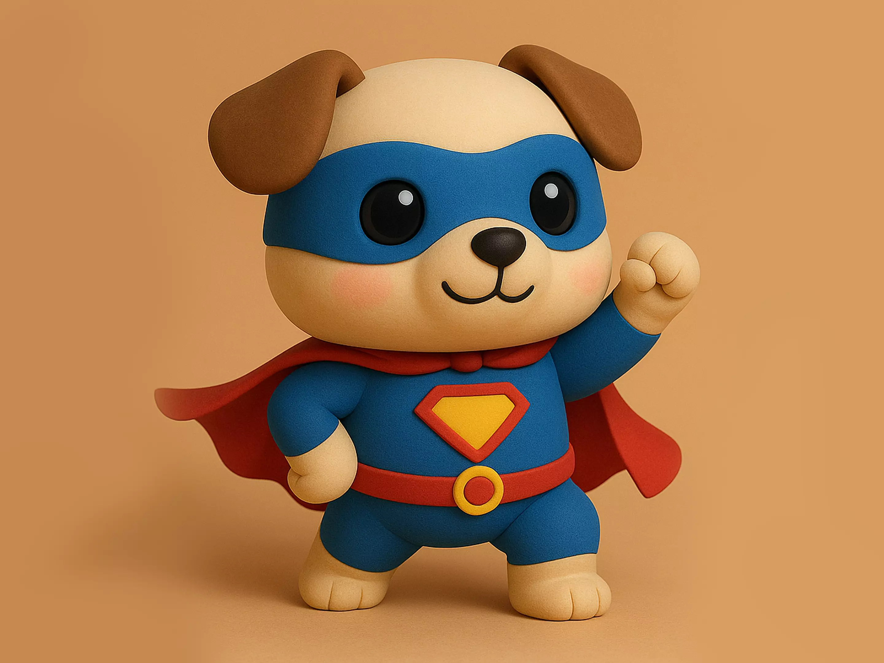 Super Dog 3D print model_0