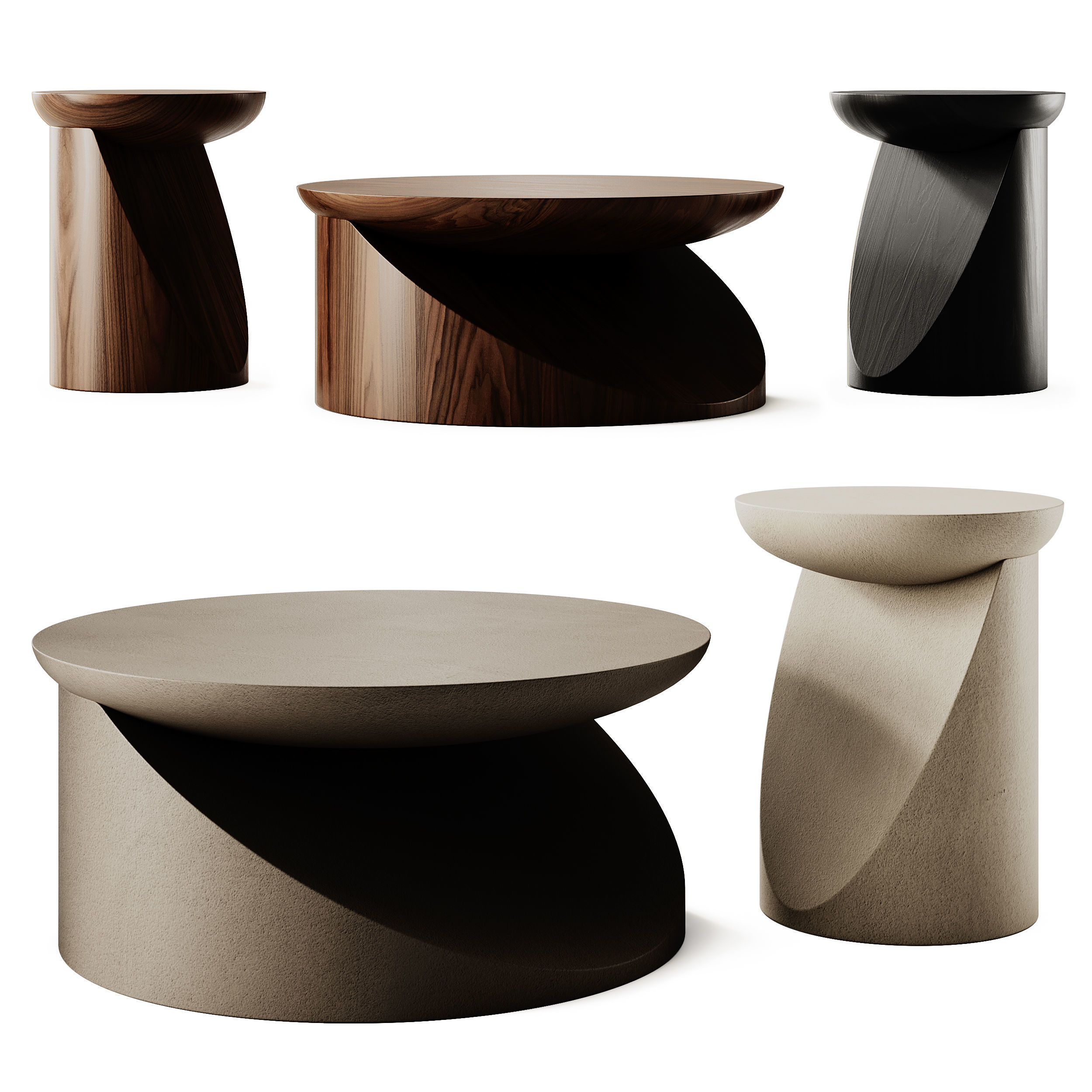 Rove Concepts Ophira Coffee Tables 3D model_1