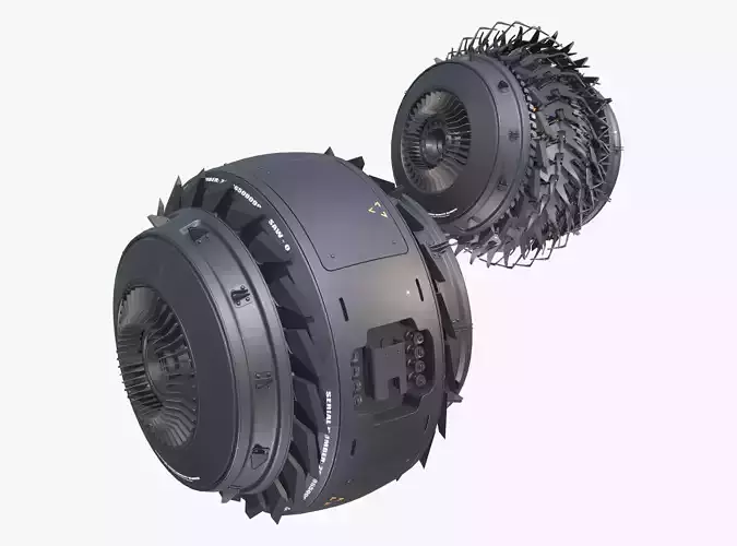 SciFi Propulsion Drone M1 3D model