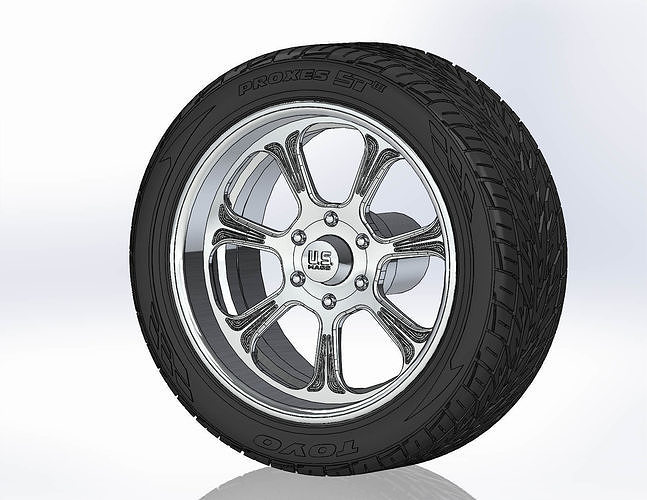 Wheels US Mags El Jefe for your scale model 3D print model