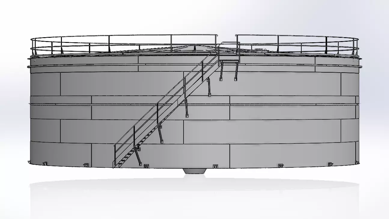 Industrial tank 3D model 3D model_1