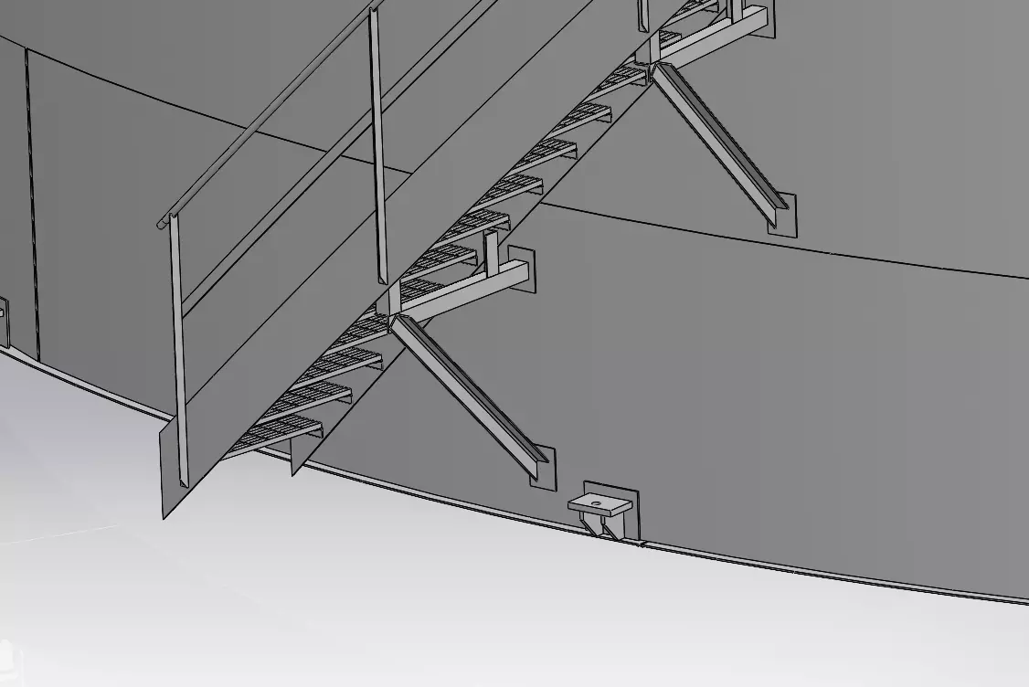 Industrial tank 3D model 3D model_4