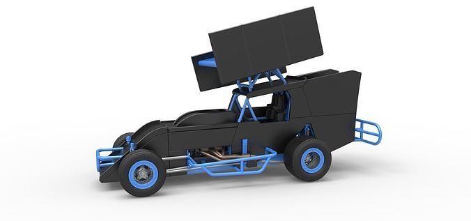 Southern Wing Modified Stock car Scale 1 to 25 3D print model