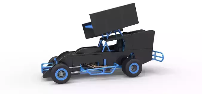 Southern Wing Modified Stock car Scale 1 to 25