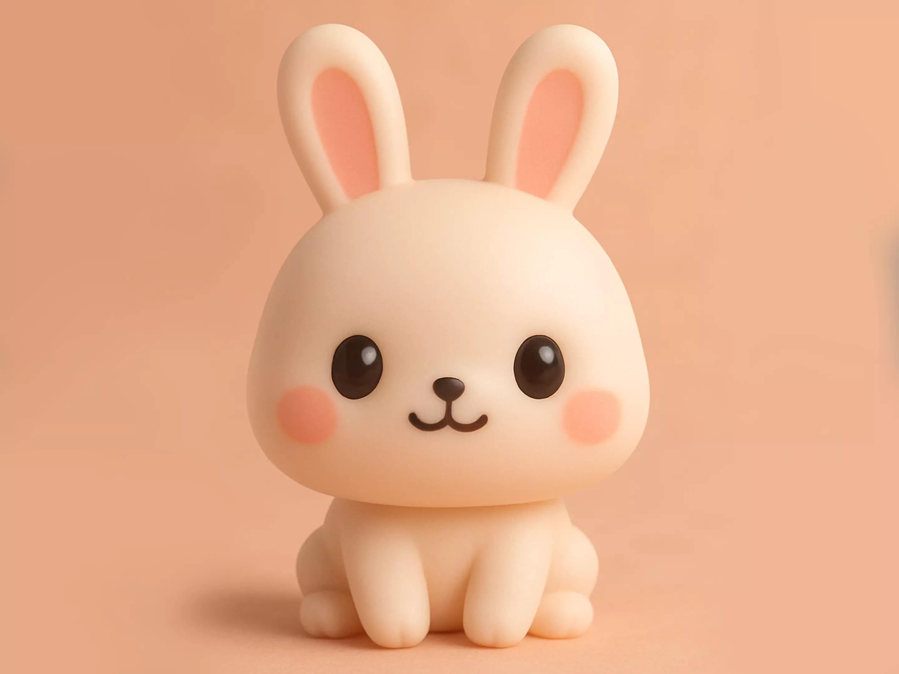 Kawaii Rabbit 3D print model