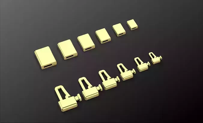 Bracelet clasp lock 1507