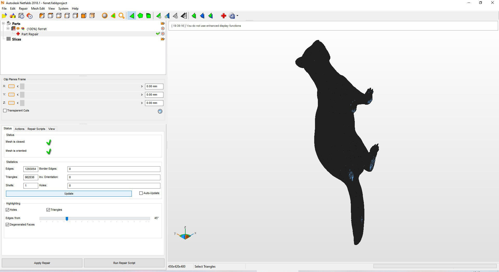 ferret 3D print model_10