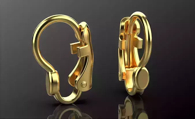 Earrings clasp omega clips clip