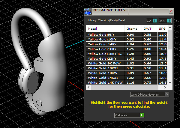 Earrings clasp omega clips clip 3D print model_7