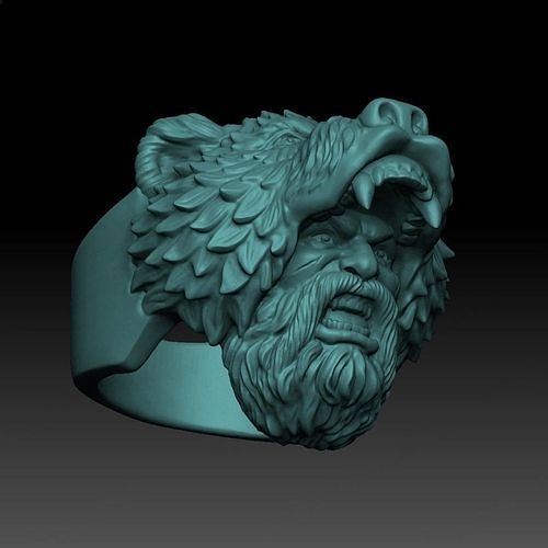 Anillo berserker 3D print model