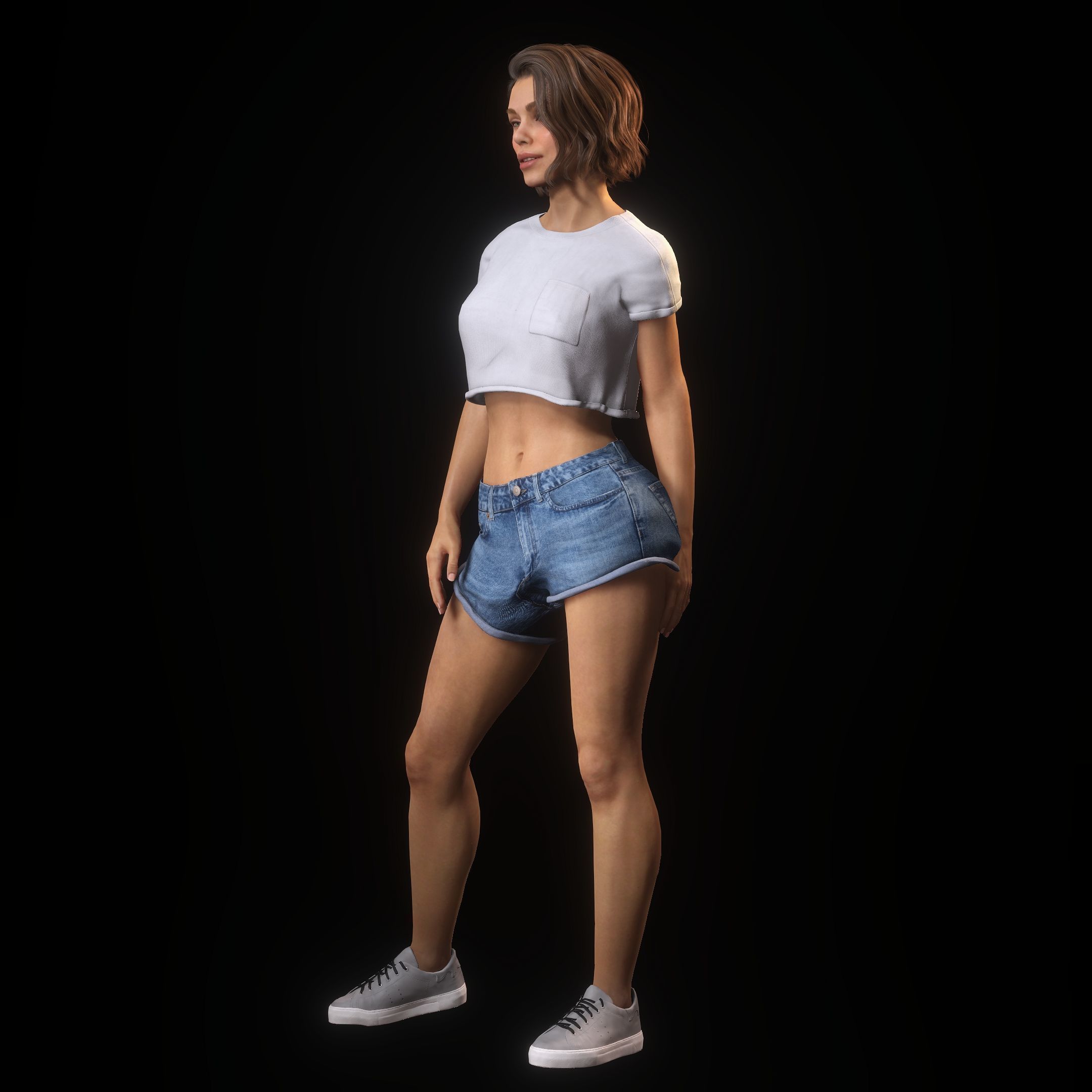 Realistic Woman - Character 2 3D model_15