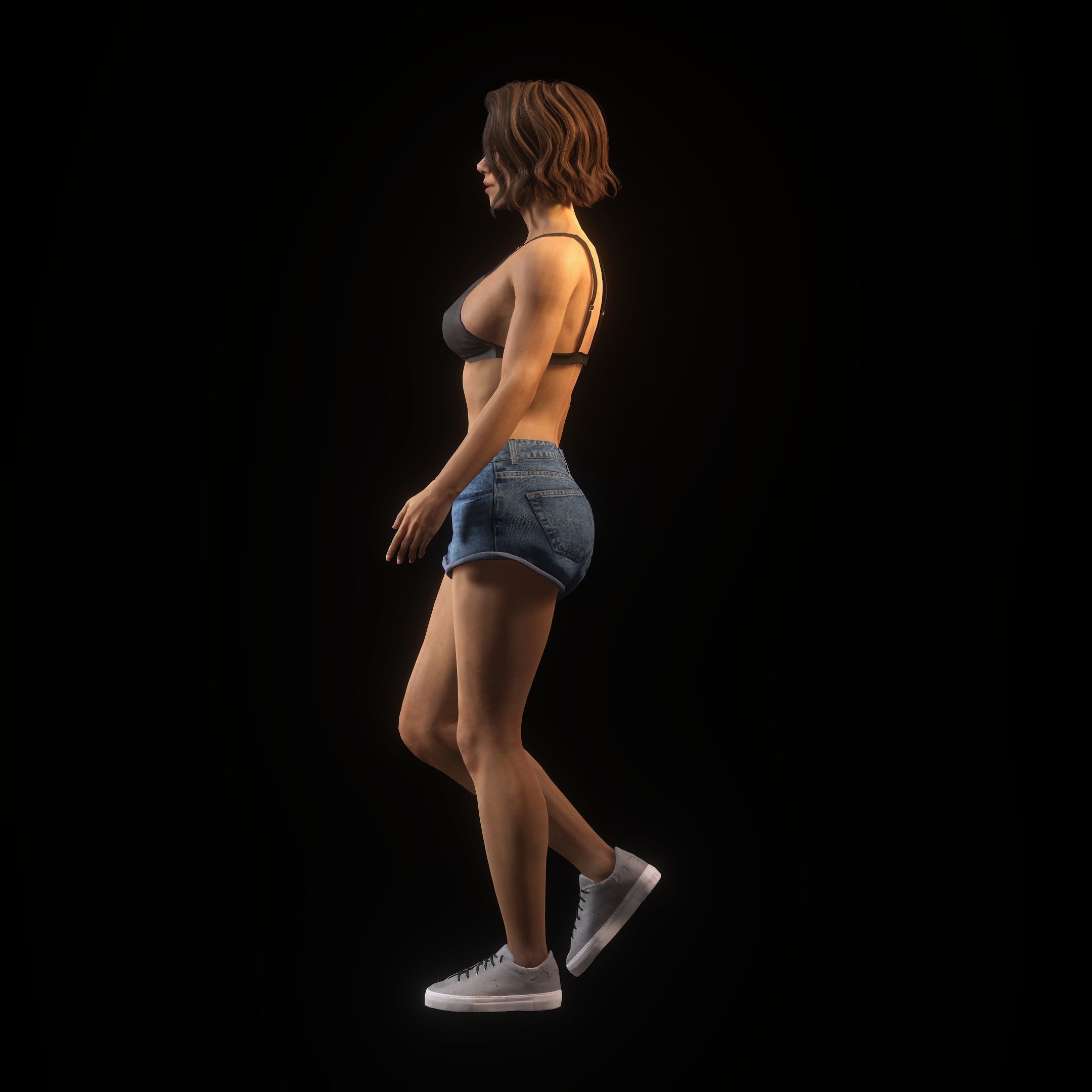Realistic Woman - Character 2 3D model_14