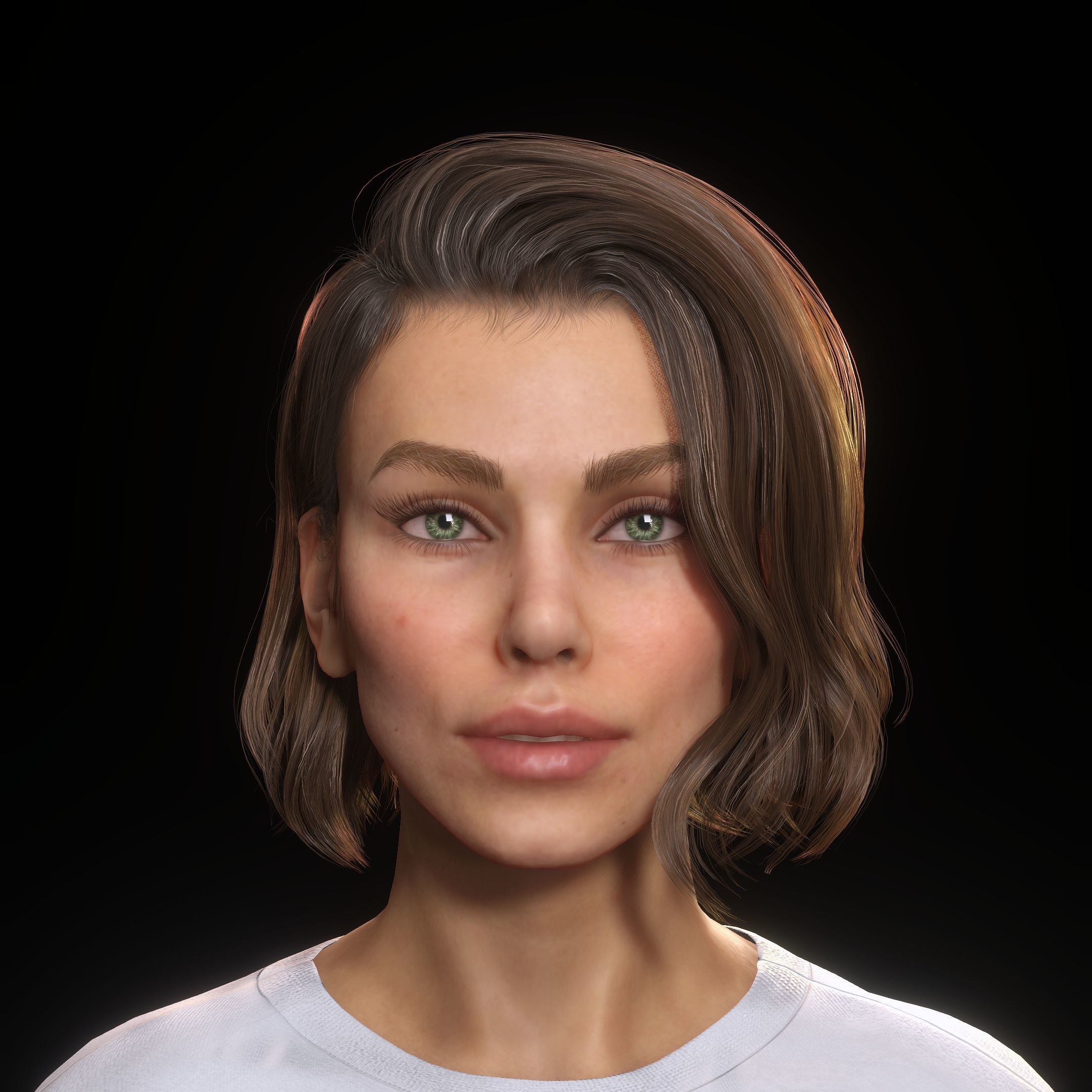 Realistic Woman - Character 2 3D model_6